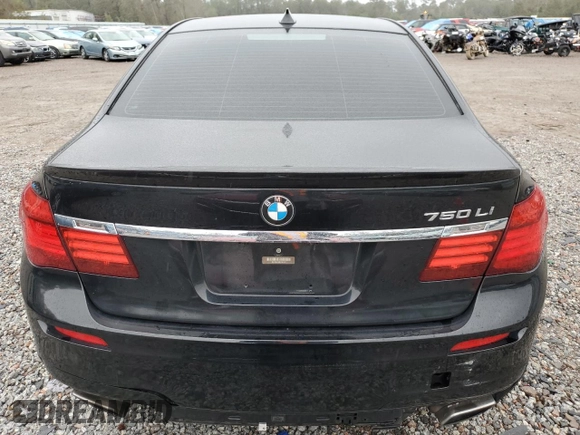 2013 BMW 7 Series 750Li z VIN WBAYE8C53DD131817, wystawiony jako Copart lot #79615564 z przebiegiem 125 737 mil mil oraz Szkoda całkowita • Salvage title. Historia ofert i sprzedaży dostępna na DreamBid. Obrazek 6.