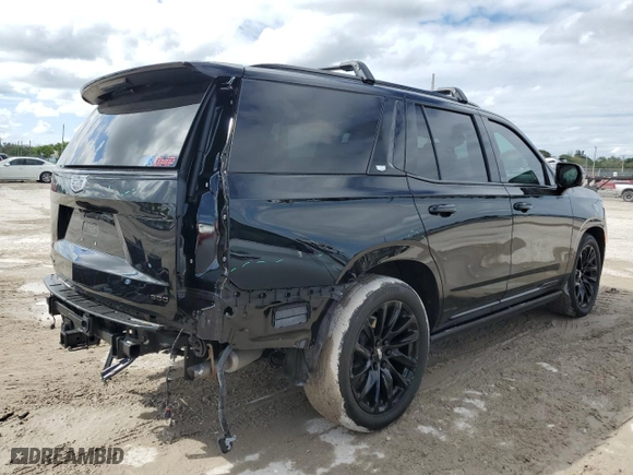 2023 Cadillac Escalade Sport Platinum with VIN 1GYS3GKL8PR510371, listed as a Copart auction lot 46688015 with 19,795 mi miles and Salvage Title. Bid and sale history available at carsss.com. Image 3.