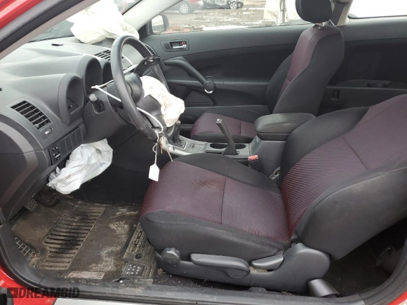 2005 Scion tC with VIN JTKDE177450048256, listed as a Copart auction lot 50401245 with 146,677 mi miles and Clean Title. Bid and sale history available at carsss.com. Image 7.