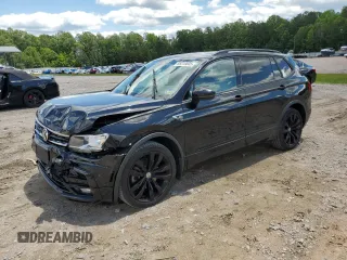 2021 Volkswagen Tiguan SE with VIN 3VV2B7AX1MM099570, listed as a Copart auction lot 58318605 with 73,587 mi miles and Salvage title. Bid and sale history available at DreamBid. Image 1.