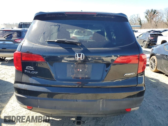 2017 Honda Pilot EX-L with VIN 5FNYF6H5XHB064192, listed as a Copart auction lot 46529025 with 79,674 mi miles and Salvage Title. Bid and sale history available at DreamBid. Image 6.