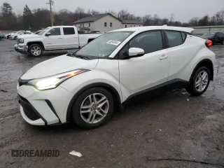 2021 Toyota C-HR LE with VIN NMTKHMBX2MR126283, listed as a Copart auction lot 85893954 with 22,437 mi miles and Salvage Title. Bid and sale history available at carsss.com. Image 1.
