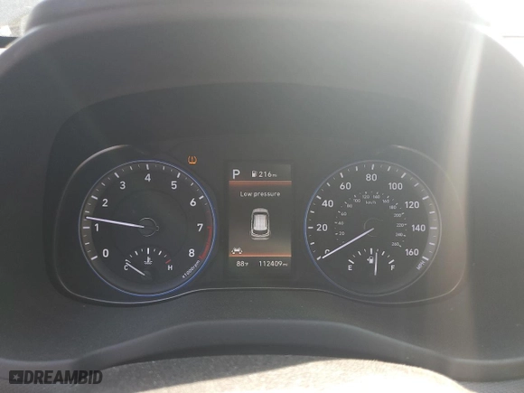 2019 Hyundai Kona Ultimate with VIN KM8K53A5XKU262024, listed as a Copart auction lot 49242315 with 112,409 mi miles and Salvage Title. Bid and sale history available at carsss.com. Image 9.