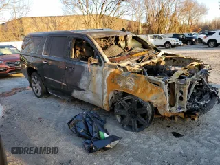 2017 Cadillac Escalade ESV Luxury z VIN 1GYS4HKJ0HR114616, wystawiony jako Copart lot #84195584 z przebiegiem Nie podano mil oraz Szkoda całkowita • Salvage title. Historia ofert i sprzedaży dostępna na DreamBid. Obrazek 4.