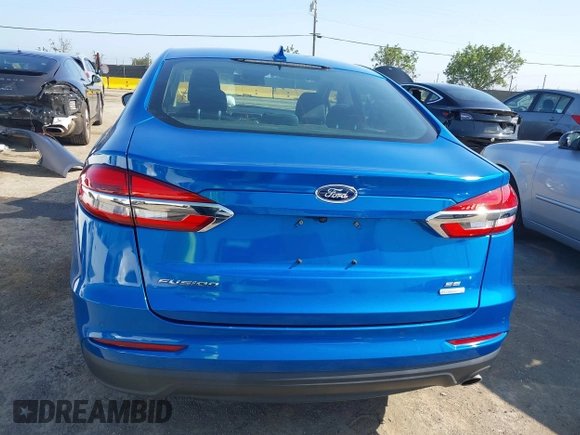 2020 Ford Fusion SE with VIN 3FA6P0HD6LR128539, listed as a IAAI auction lot 42169181 with 52,214 mi miles. Bid and sale history available at carsss.com. Image 16.