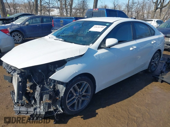 2019 Kia Forte S with VIN 3KPF34ADXKE041837, listed as a IAAI auction lot 41634799 with 106,361 mi miles. Bid and sale history available at carsss.com. Image 17.