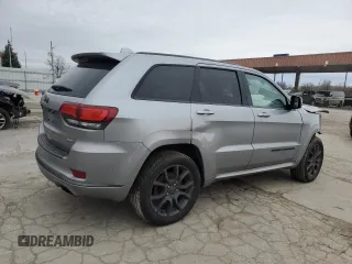 2020 Jeep Grand Cherokee Overland with VIN 1C4RJFCGXLC251580, listed as a Copart auction lot 86124554 with 0 mi miles and Salvage Title. Bid and sale history available at carsss.com. Image 3.
