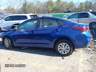 2022 Hyundai Accent SE with VIN 3KPC24A6XNE157129, listed as a IAAI auction lot 41317543 with 123,000 mi miles. Bid and sale history available at carsss.com. Image 14.