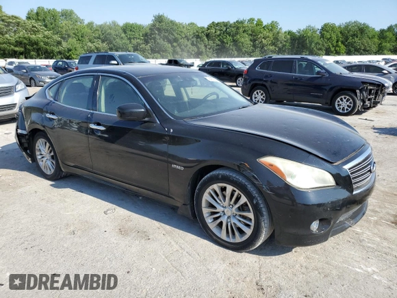 2012 Infiniti M Hybrid with VIN JN1EY1AP1CM910031, listed as a Copart auction lot 58405275 with 169,991 mi miles and Clean title. Bid and sale history available at DreamBid. Image 4.