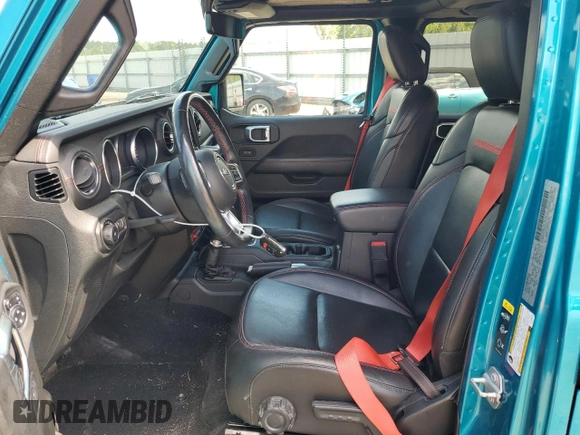 2020 Jeep Wrangler Unlimited Recon with VIN 1C4HJXFN1LW265670, listed as a Copart auction lot 60107184 with 39,054 mi miles and Clean title. Bid and sale history available at DreamBid. Image 7.