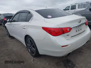 2016 Infiniti Q50 Premium with VIN JN1EV7AR8GM345554, listed as a IAAI auction lot 41965915 with 88,646 mi miles and . Bid and sale history available at DreamBid. Image 3.