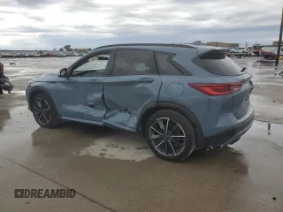 2024 Infiniti QX50 Sport with VIN 3PCAJ5FA9RF101213, listed as a Copart auction lot 81132864 with 16,428 mi miles and Salvage title. Bid and sale history available at DreamBid. Image 2.