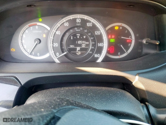 2017 Honda Accord Sedan LX with VIN 1HGCR2F30HA146678, listed as a Copart auction lot 51648575 with 118,544 mi miles and Salvage Title. Bid and sale history available at carsss.com. Image 9.