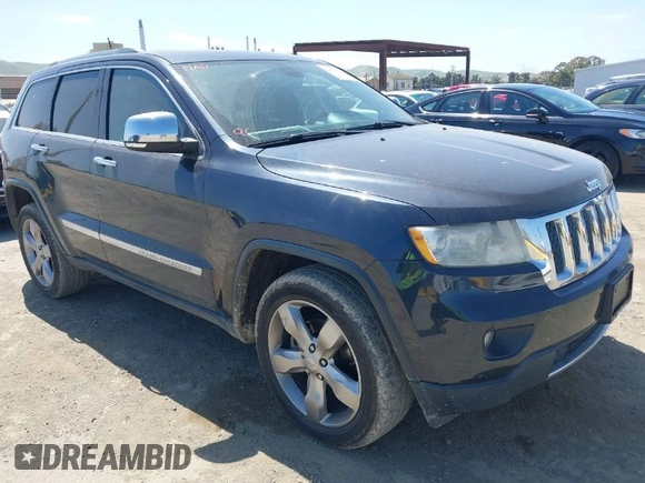 2013 Jeep Grand Cherokee Overland with VIN 1C4RJECT8DC534021, listed as a IAAI auction lot 42058374 with 137,289 mi miles. Bid and sale history available at carsss.com. Image 1.