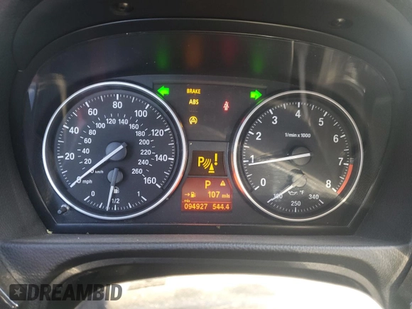 2011 BMW 3 Series 335i with VIN WBADX7C55BE580281, listed as a Copart auction lot 88149145 with 94,927 mi miles and Salvage Title. Bid and sale history available at carsss.com. Image 9.