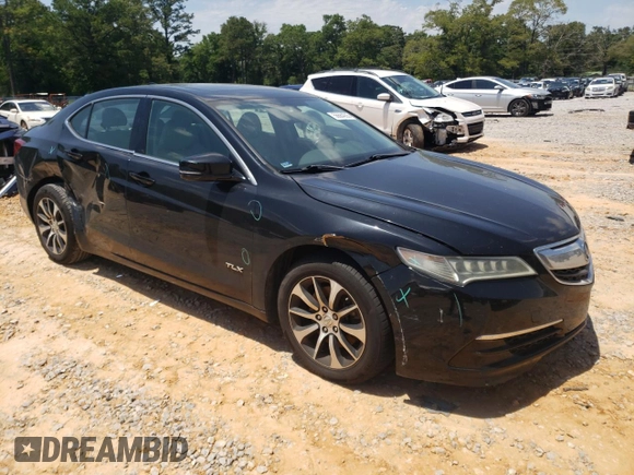2015 Acura TLX with VIN 19UUB1F37FA023248, listed as a Copart auction lot 56684205 with 95,344 mi miles and Salvage title. Bid and sale history available at DreamBid. Image 4.
