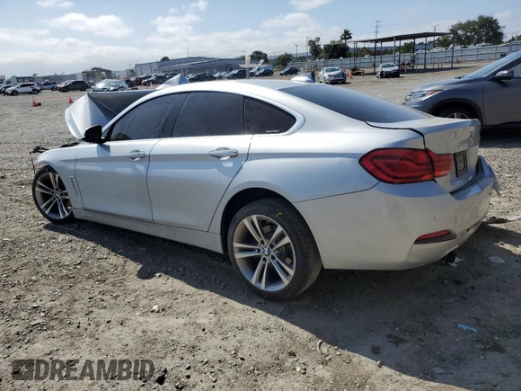 2018 BMW 4 Series 430i with VIN WBA4J1C55JBG75988, listed as a Copart auction lot 58623265 with 71,976 mi miles and Salvage title. Bid and sale history available at DreamBid. Image 2.