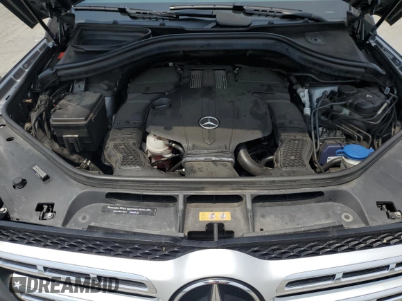 2017 Mercedes-Benz GLS 450 with VIN 4JGDF6EE1HA895474, listed as a Copart auction lot 64777564 with 98,525 mi miles and Salvage Title. Bid and sale history available at DreamBid. Image 12.