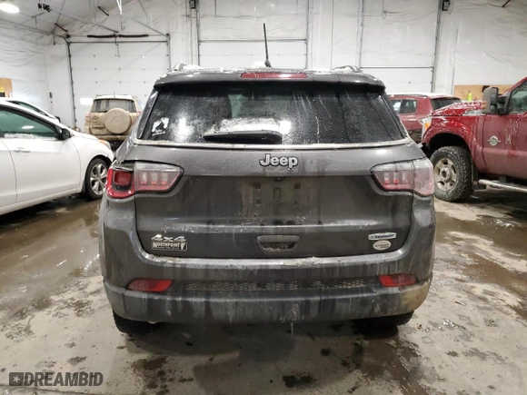 2020 Jeep Compass Latitude with VIN 3C4NJDBB4LT209435, listed as a Copart auction lot 88519935 with 0 mi miles and Salvage Title. Bid and sale history available at carsss.com. Image 6.