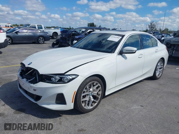2025 BMW 3 Series 330i with VIN 3MW69CW02S8E96501, listed as a IAAI auction lot 41501968 with 10,864 mi miles and . Bid and sale history available at carsss.com. Image 17.