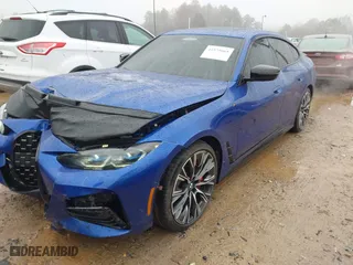 2023 BMW 4 Series 430i with VIN WBA63AV01PFP62872, listed as a IAAI auction lot 41575065 with 25,943 mi miles. Bid and sale history available at carsss.com. Image 2.