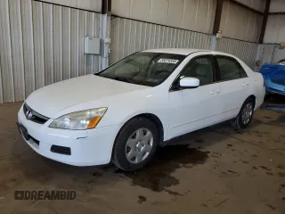 2007 Honda Accord LX z VIN 1HGCM564X7A008900, wystawiony jako Copart lot #55074355 z przebiegiem 79 864 mil mil oraz Szkoda całkowita • Salvage title. Historia ofert i sprzedaży dostępna na DreamBid. Obrazek 1.