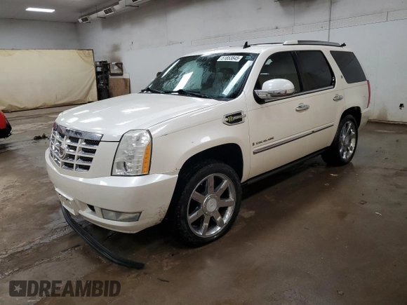 2009 Cadillac Escalade z VIN 1GYFK43599R215849, wystawiony jako Copart lot #51853845 z przebiegiem Nie podano mil oraz Czysty tytuł • Clean title. Historia ofert i sprzedaży dostępna na DreamBid. Obrazek 1.