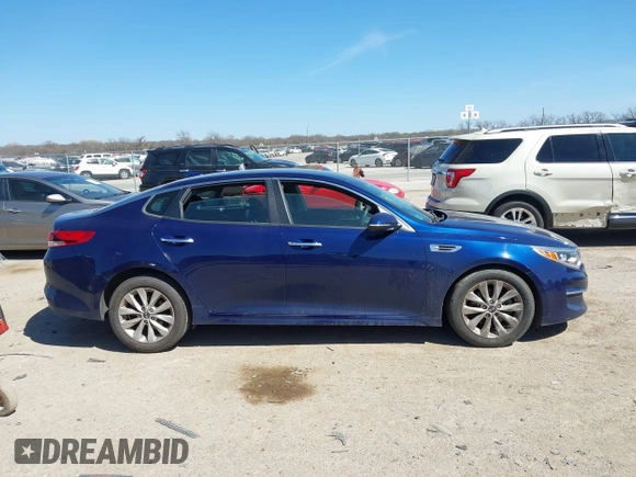 2017 Kia Optima LX with VIN 5XXGT4L35HG146696, listed as a IAAI auction lot 41816527 with 127,872 mi miles. Bid and sale history available at carsss.com. Image 13.