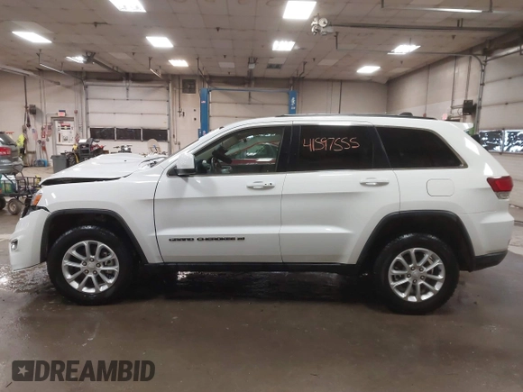 2022 Jeep Grand Cherokee WK Laredo E with VIN 1C4RJFAG7NC175466, listed as a IAAI auction lot 41597555 with 47,879 mi miles. Bid and sale history available at carsss.com. Image 14.