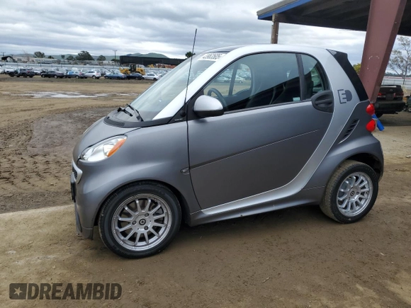 2014 Smart fortwo Passion z VIN WMEEJ9AA8DK673242, wystawiony jako Copart lot #43963505 z przebiegiem Nie podano mil oraz Tytuł czysty. Historia ofert i sprzedaży dostępna na DreamBid. Obrazek 1.