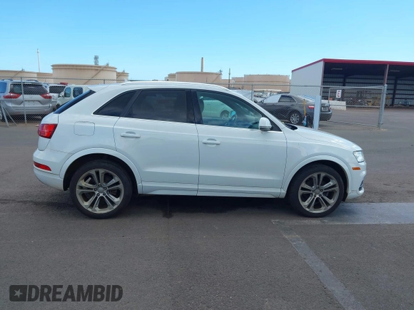 2016 Audi Q3 Premium Plus with VIN WA1EFCFS1GR006968, listed as a IAAI auction lot 42036018 with 77,329 mi miles and . Bid and sale history available at DreamBid. Image 14.