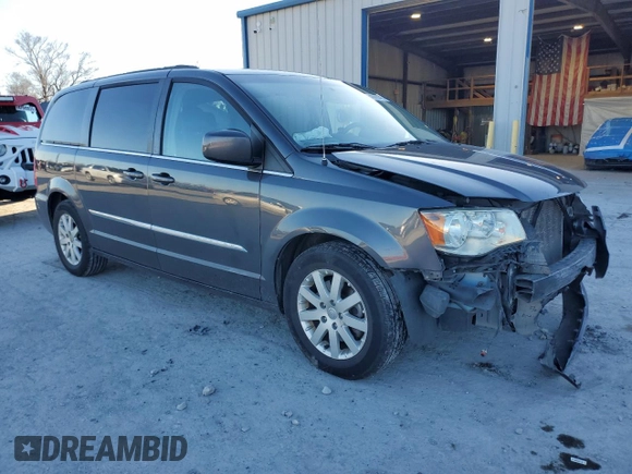 2016 Chrysler Town & Country Touring with VIN 2C4RC1BG3GR281029, listed as a Copart auction lot 46880415 with 171,321 mi miles and Salvage Title. Bid and sale history available at carsss.com. Image 4.