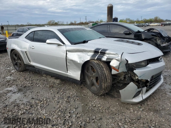 2014 Chevrolet Camaro SS with VIN 2G1FT1EW6E9156294, listed as a Copart auction lot 50140645 with 136,854 mi miles and Salvage title. Bid and sale history available at DreamBid. Image 4.