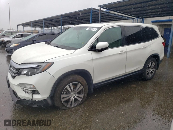 2016 Honda Pilot EX-L with VIN 5FNYF5H79GB030321, listed as a Copart auction lot 45589745 with Not Provided miles and Salvage Title. Bid and sale history available at DreamBid. Image 1.