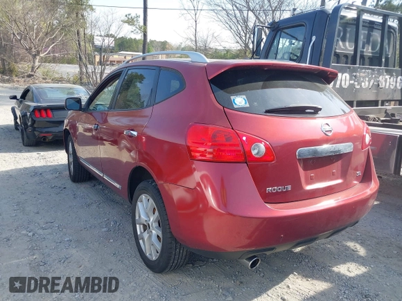 2012 Nissan Rogue S with VIN JN8AS5MT4CW261721, listed as a IAAI auction lot 41904419 with 172,551 mi miles. Bid and sale history available at carsss.com. Image 3.