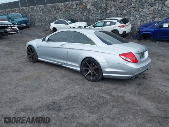 2009 Mercedes-Benz CL 5.5L V8 with VIN WDDEJ86X29A023380, listed as a IAAI auction lot 41746047 with 59,496 mi miles. Bid and sale history available at carsss.com. Image 3.