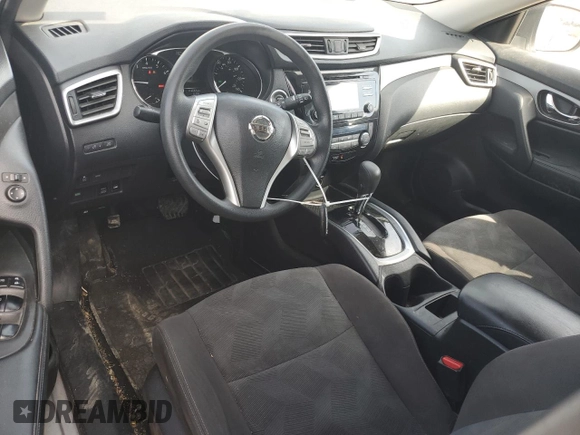 2016 Nissan Rogue SV with VIN KNMAT2MV2GP678098, listed as a Copart auction lot 52334775 with 114,663 mi miles and Salvage Title. Bid and sale history available at DreamBid. Image 8.