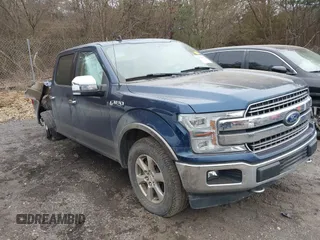 2019 Ford F-150 XL with VIN 1FTEW1E51KFC78923, listed as a IAAI auction lot 41528607 with 111,712 mi miles. Bid and sale history available at carsss.com. Image 1.
