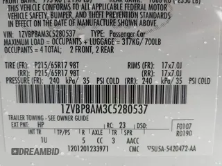 2012 Ford Mustang Premium with VIN 1ZVBP8AM3C5280537, listed as a IAAI auction lot 42171843 with 124,502 mi miles and . Bid and sale history available at carsss.com. Image 9.