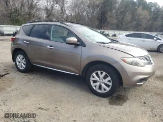 2012 Nissan Murano S with VIN JN8AZ1MU3CW103738, listed as a Copart auction lot 45123245 with 206,387 mi miles and Salvage Title. Bid and sale history available at carsss.com. Image 4.