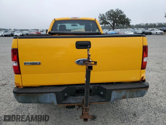 2008 Ford F-150 XL with VIN 1FTVF12538KE32990, listed as a Copart auction lot 85710764 with 141,563 mi miles and Salvage title. Bid and sale history available at DreamBid. Image 6.