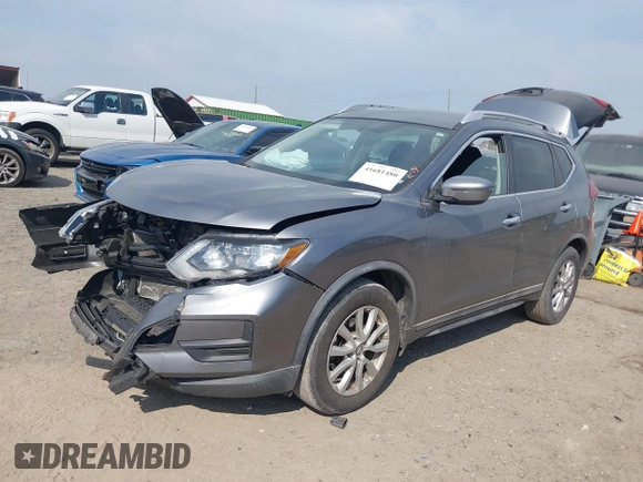 2018 Nissan Rogue S with VIN KNMAT2MT4JP589168, listed as a IAAI auction lot 41681480 with 67,659 mi miles and . Bid and sale history available at carsss.com. Image 17.