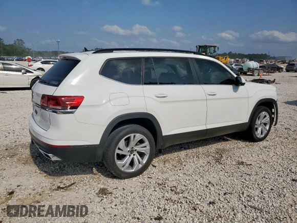 2021 Volkswagen Atlas SE z VIN 1V2JP2CA9MC545925, wystawiony jako Copart lot #57132215 z przebiegiem 108 288 mil mil oraz Czysty tytuł • Clean title. Historia ofert i sprzedaży dostępna na DreamBid. Obrazek 3.