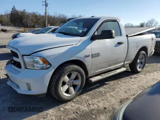 2013 Ram 1500 Express with VIN 3C6JR7AT7DG511709, listed as a Copart auction lot 88327905 with 150,938 mi miles and Salvage title. Bid and sale history available at DreamBid. Image 1.