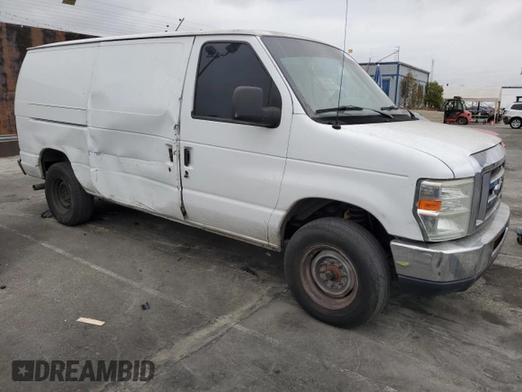 2008 Ford Econoline Cargo Commercial with VIN 1FTSE34L98DB41380, listed as a Copart auction lot 76335224 with Not provided miles and Salvage title. Bid and sale history available at DreamBid. Image 4.