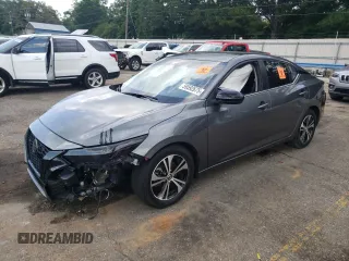 2021 Nissan Sentra SV z VIN 3N1AB8CV7MY238561, wystawiony jako Copart lot #59592675 z przebiegiem 62 222 mil mil oraz Szkoda całkowita • Salvage title. Historia ofert i sprzedaży dostępna na DreamBid. Obrazek 1.