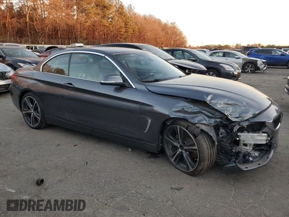 2018 BMW 4 Series 430i with VIN WBA4Z1C59JEC71972, listed as a Copart auction lot 84055464 with 120,699 mi miles and Salvage Title. Bid and sale history available at DreamBid. Image 4.