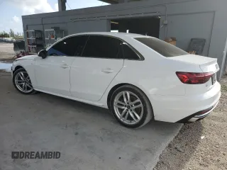 2023 Audi A4 S line Premium Plus with VIN WAUEAAF41PN015815, listed as a Copart auction lot 51277405 with 46,576 mi miles and Salvage Title. Bid and sale history available at DreamBid. Image 2.