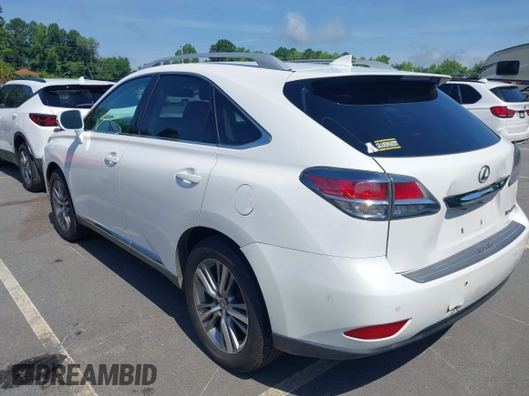2015 Lexus RX 350 with VIN 2T2ZK1BA9FC179565, listed as a IAAI auction lot 42502676 with 92,767 mi miles and . Bid and sale history available at DreamBid. Image 3.