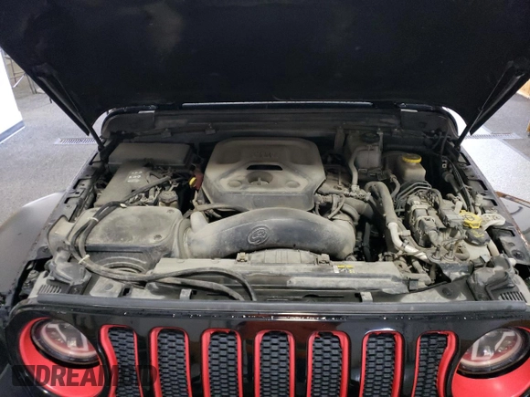 2020 Jeep Wrangler Unlimited Sahara z VIN 1C4HJXEN8LW118599, wystawiony jako Copart lot #60687535 z przebiegiem 74 824 mil mil oraz Czysty tytuł • Clean title. Historia ofert i sprzedaży dostępna na DreamBid. Obrazek 12.